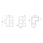 Светильник пластиковый Пазл SLIDE Puzzle Corner Lighting полиэтилен белый Фото 2