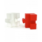 Светильник пластиковый Пазл SLIDE Puzzle Corner Lighting полиэтилен белый Фото 6