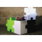 Светильник пластиковый Пазл SLIDE Puzzle Corner Lighting полиэтилен белый Фото 7