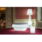 Торшер пластиковый уличный SLIDE Pivot Small Lighting OUT полиэтилен белый Фото 7