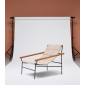 Кресло лаунж металлическое Scab Design Dress Code Glam Outdoor сталь, ироко, акрил антрацит, бежевый Фото 6
