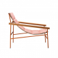 Кресло лаунж металлическое Scab Design Dress Code Glam Outdoor сталь, ироко, ткань sunbrella терракотовый, розовый Фото 4