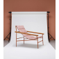 Кресло лаунж металлическое Scab Design Dress Code Glam Outdoor сталь, ироко, ткань sunbrella терракотовый, розовый Фото 8