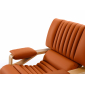 Кресло мягкое B-LINE Supercomfort дуб, натуральная кожа Фото 4
