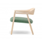 Кресло лаунж деревянное с обивкой PEDRALI Hera ясень, ткань беленый ясень Фото 4