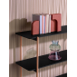 Стеллаж книжный PEDRALI Blume System алюминий, сталь, Fenix розовый, черный Фото 7