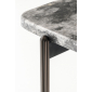 Столик кофейный PEDRALI Blume алюминий, сталь, искусственный камень черный, темно-красный мрамор Фото 13
