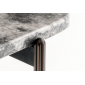 Столик кофейный PEDRALI Blume алюминий, сталь, компакт-ламинат HPL серебристый, белый мрамор Фото 9