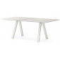 Стол керамический обеденный PEDRALI Arki-Table Outdoor сталь, алюминий, керамика бежевый, белый Фото 1