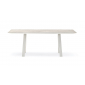 Стол керамический обеденный PEDRALI Arki-Table Outdoor сталь, алюминий, керамика бежевый, белый Фото 4
