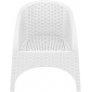 Кресло пластиковое плетеное с подушкой Siesta Contract Aruba стеклопластик, полиэстер белый Фото 12