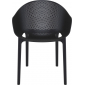 Кресло пластиковое Siesta Contract Sky Pro стеклопластик, полипропилен черный Фото 10