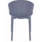 Кресло пластиковое Siesta Contract Sky стеклопластик, полипропилен темно-серый Фото 8