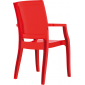 Кресло пластиковое Siesta Contract Arthur технополимер PA6 нейлон красный Фото 12
