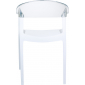 Кресло пластиковое Siesta Contract Carmen стеклопластик, поликарбонат белый, прозрачный Фото 6