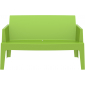Диван пластиковый двухместный Siesta Contract Box Sofa полипропилен зеленый Фото 8