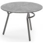 Столик кофейный Aurica Бора-Бора алюминий, керамогранит темно-серый Фото 3