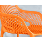 Кресло пластиковое Siesta Contract Air XL стеклопластик оранжевый Фото 11