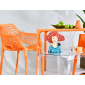 Кресло пластиковое Siesta Contract Air XL стеклопластик оранжевый Фото 13