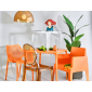 Кресло пластиковое Siesta Contract Air XL стеклопластик оранжевый Фото 14