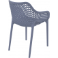 Кресло пластиковое Siesta Contract Air XL стеклопластик темно-серый Фото 13
