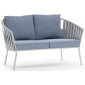 Комплект плетеной мебели Aurica Бора-Бора алюминий, роуп, акрил голубой Фото 4