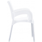 Кресло пластиковое Siesta Contract Romeo алюминий, полипропилен белый Фото 8