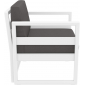 Кресло пластиковое Siesta Contract Mykonos стеклопластик белый Фото 20