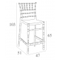 Стул прозрачный полубарный Siesta Contract Chiavari Bar 65 поликарбонат прозрачный Фото 2