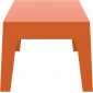 Столик пластиковый журнальный Siesta Contract Box Table полипропилен оранжевый Фото 6