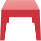 Столик пластиковый журнальный Siesta Contract Box Table полипропилен красный Фото 8