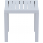 Столик пластиковый для лежака Siesta Contract Ocean Side Table пластик серебристый Фото 6