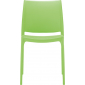 Комплект пластиковых стульев Siesta Contract Maya Set 4 пластик зеленый Фото 7