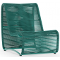 Кресло плетеное Aurica Бали алюминий, роуп зеленый Фото 1