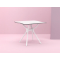 Стол пластиковый Siesta Contract Air Table 80 пластик, ламинат HPL белый Фото 8
