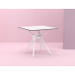 Столешница квадратная Siesta Contract Air Table компакт-ламинат HPL белый Фото 7