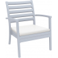 Подушка на сиденье для кресла Siesta Contract Artemis XL полиэстер белый Фото 12