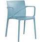 Кресло пластиковое PAPATYA Evo-K стеклопластик голубой Фото 1