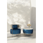 Комплект металлической мебели Aurica Лимассол алюминий, керамогранит, роуп, ткань синий Фото 2