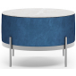 Столик кофейный Aurica Лимассол алюминий, ткань, керамогранит синий Фото 2