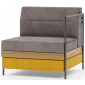 Комплект модульной мебели Aurica Готланд алюминий, нержавеющая сталь, акация, роуп, ткань натуральный, желтый, серый Фото 6