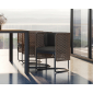 Комплект обеденной мебели Aurica Рюген алюминий, акация, роуп, акрил коричневый Фото 2
