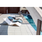 Шезлонг пластиковый Serralunga Aqua полиэтилен Фото 16