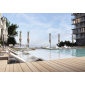 Шезлонг пластиковый Serralunga Aqua полиэтилен Фото 17