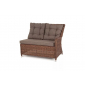 Комплект плетеной мебели 4SIS Бергамо алюминий, искусственный ротанг коричневый Фото 6