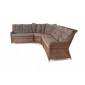 Комплект плетеной мебели 4SIS Бергамо алюминий, искусственный ротанг коричневый Фото 4