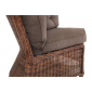 Комплект плетеной мебели 4SIS Бергамо алюминий, искусственный ротанг коричневый Фото 9