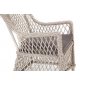 Кресло плетеное 4SIS Латте алюминий, искусственный ротанг, ткань бежевый Фото 3