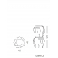 Фигура пластиковая Тотем SLIDE Threebu Totem 2 Standard полиэтилен, алюминий Фото 2