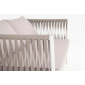 Диван плетеный двухместный 4SIS Касабланка алюминий, роуп, ткань светло-серый Фото 4